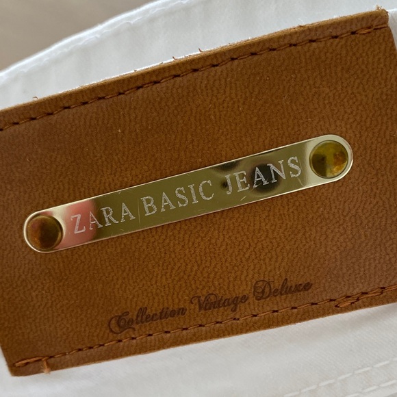 Zara White Slim Fit Pants - Picture 9 of 9